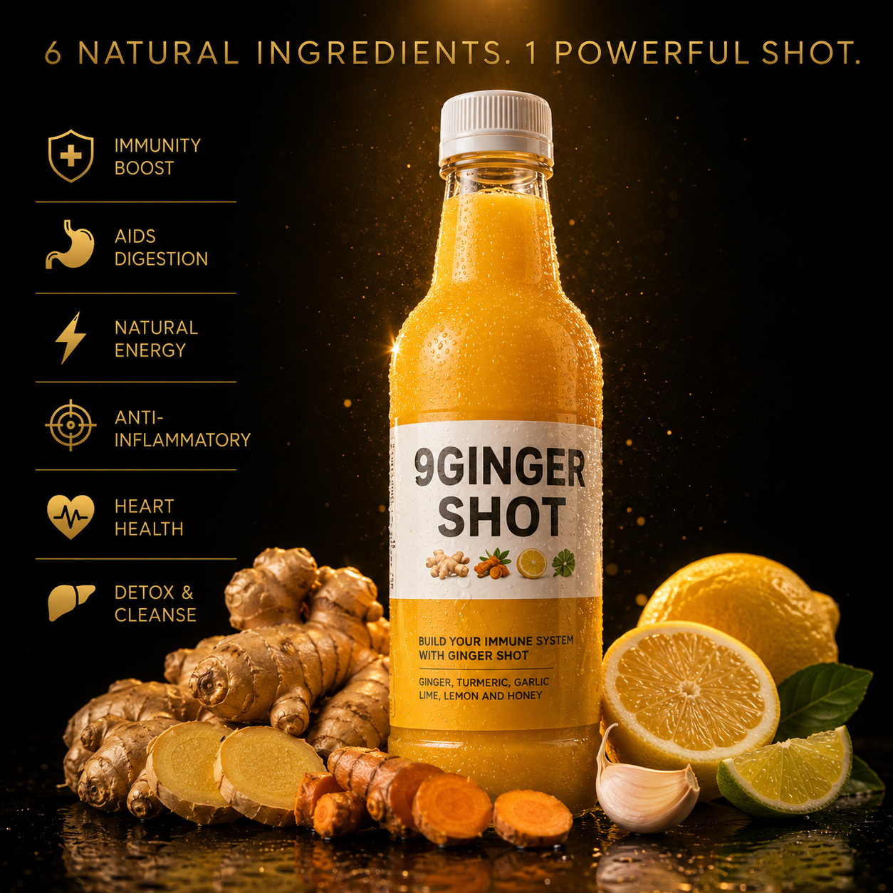 Ginger Shot Bottle